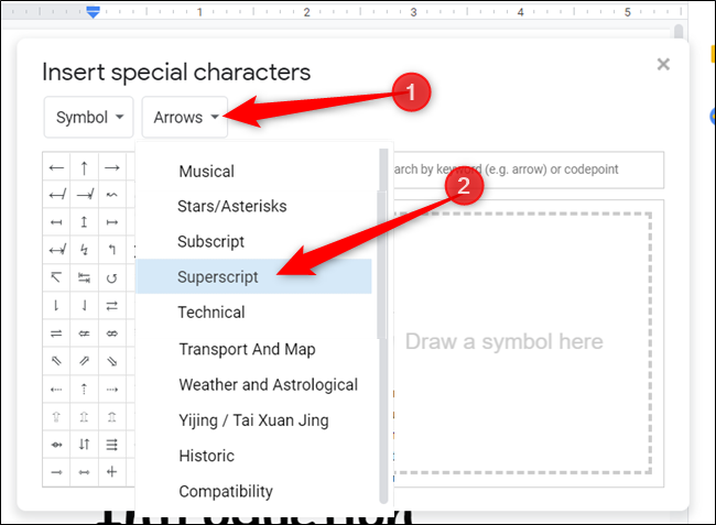how to make a superscript in excel doc